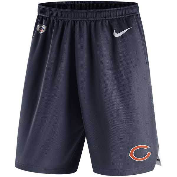 Men's Chicago Bears Nike Navy Knit Performance Shorts,We sell and wholesale Men's Chicago Bears Nike Navy Knit Performance Shorts on line form chian!